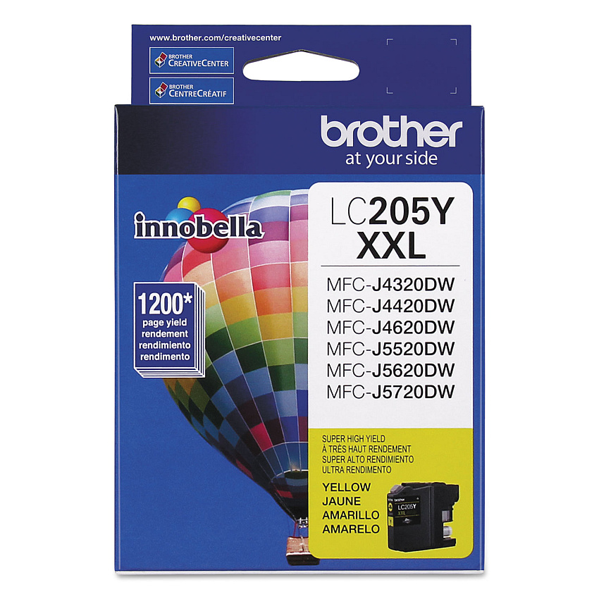 Brother LC205Y Yellow Ink Cartridge