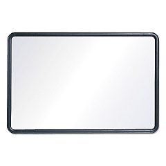 Quartet Contour Dry-Erase Board, Melamine, 48 x 36, White Surface, Black Frame (7554)