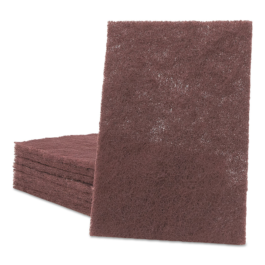 Scotch-Brite PROFESSIONAL General Purpose Hand Pad, 6 x 9, Maroon, 20/Box, 3 Boxes/Carton (04029)