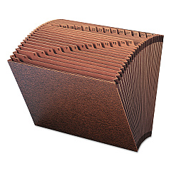 Smead TUFF Expanding Open-Top Stadium File, 31 Sections, 1/31-Cut Tabs, Letter Size, Redrope (70467)