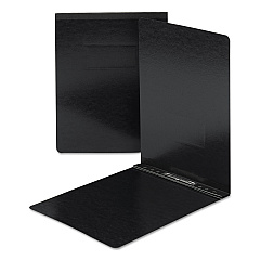 Smead Prong Fastener Premium Pressboard Report Cover, Two-Piece Prong Fastener, 2" Capacity,  8.5 x 11, Black/Black (81125)
