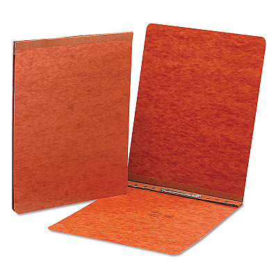 Smead Prong Fastener Premium Pressboard Report Cover, Two-Piece Prong Fastener, 2" Capacity, 8.5 x 11, Red/Red (81724)