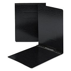 Smead Prong Fastener Premium Pressboard Report Cover, Two-Piece Prong Fastener, 2" Capacity, 8.5 x 11, Black/Black (81124)