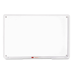 Quartet iQ Total Erase Board, 11 x 7, White, Clear Frame (TM1107)
