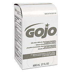 GOJO Ultra Mild Lotion Soap with Chloroxylenol Refill, Floral Balsam, 800 mL (921212EA)