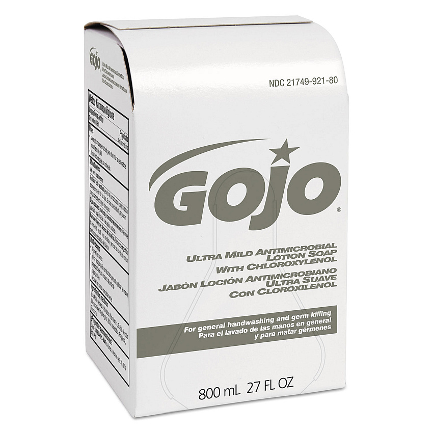 GOJO Ultra Mild Lotion Soap with Chloroxylenol Refill, Floral Balsam, 800 mL (921212EA)