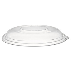 Dart PresentaBowls Clear Dome Lids, 7.3" Diameter x 1.1"h, Clear, 252 Lids/Carton (C64BDL)