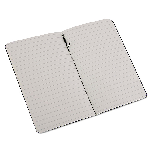 Moleskine Cahier Journal, 1-Subject, Narrow Rule, Black Cover, (64) 5.5 x 3.5 Sheets, 3/Pack (QP311)