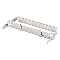 Universal Two-Piece Paper Fasteners, 1" Capacity, 2.75" Center to Center, Silver, 50/Box (UNV81001)