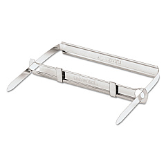Universal Two-Piece Paper Fasteners, 2" Capacity, 2.75" Center to Center, Silver, 50/Box (UNV81002)
