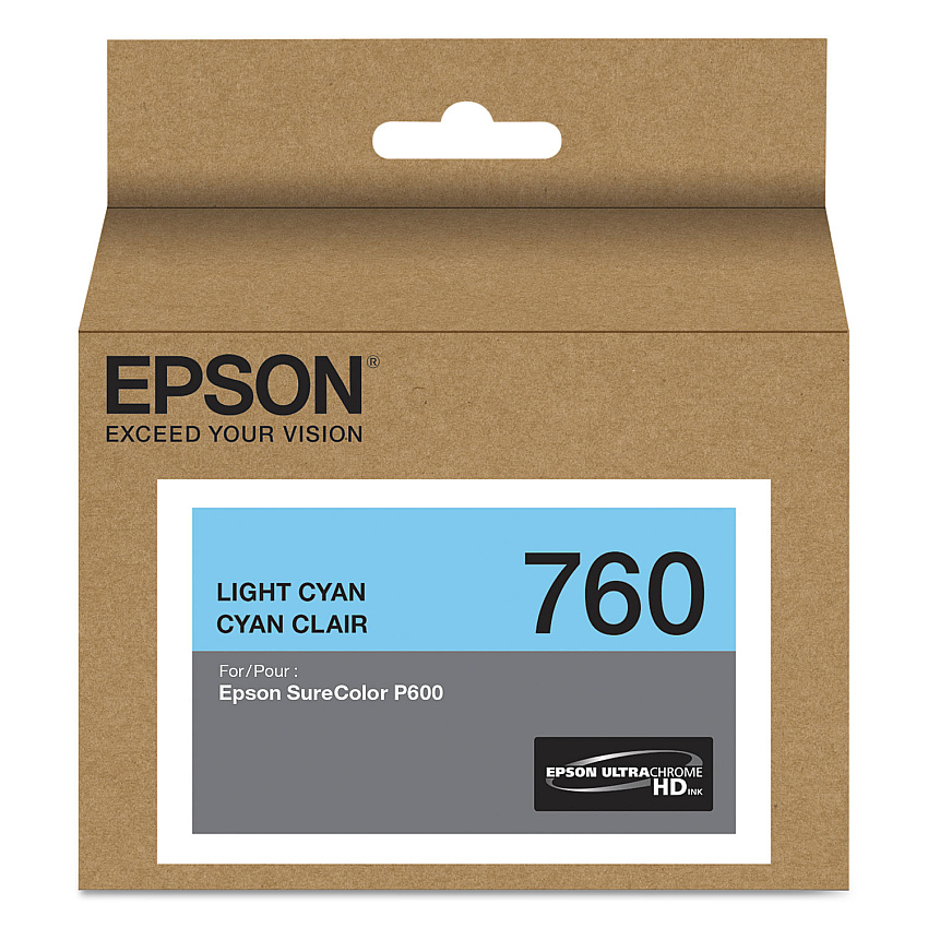 Epson T760520 Light Cyan Ink Cartridge