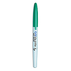 EXPO Vis-a-Vis Wet Erase Marker, Fine Bullet Tip, Green, Dozen (16004)