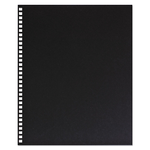 GBC ProClick Pre-Punched Presentation Covers, Black, 11 x 8.5, Punched, 25/Pack (2514478)