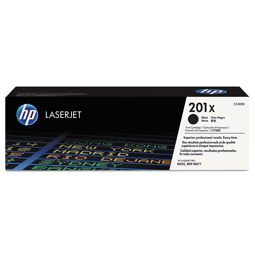 HP CF400X Black Toner Cartridge