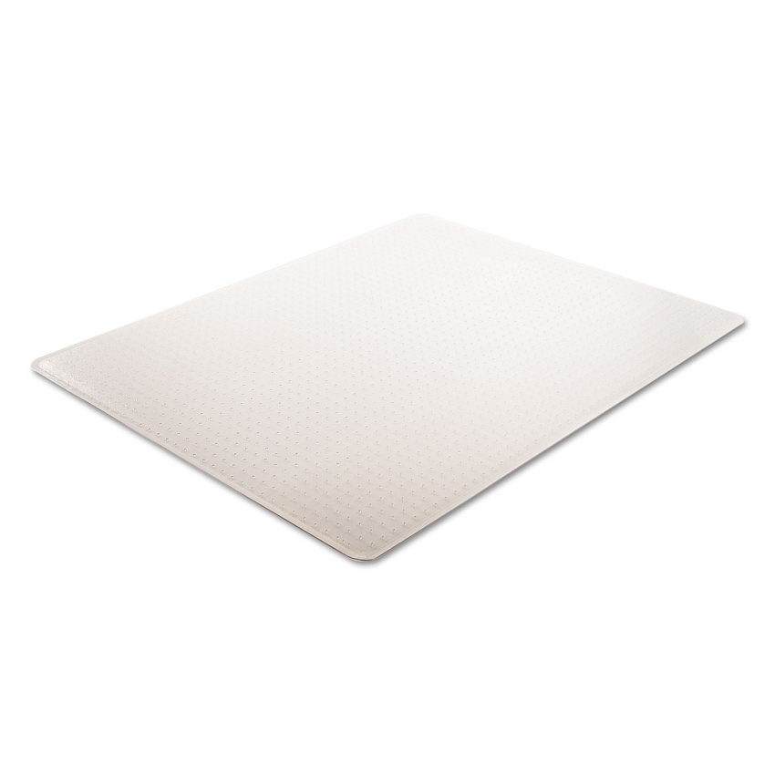 deflecto SuperMat Frequent Use Chair Mat, Medium Pile Carpet, Flat, 46 x 60, Rectangle, Clear (CM14443F)