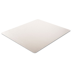 deflecto DuraMat Moderate Use Chair Mat, Low Pile Carpet, Flat, 46 x 60, Rectangle, Clear (CM13443F)