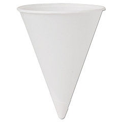 Dart Cone Water Cups, Cold, Paper, 4 oz, White, 200/Bag, 25 Bags/Carton (4BRCT)