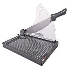 Swingline Heavy-Duty Low Force Guillotine Trimmer, 40 Sheets, 14" Cut Length, Metal Base, 10.5 x 17.5 (98150)