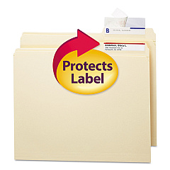 Smead Seal and View File Folder Label Protector, Clear Laminate, 3-1/2x1-11/16, 100/Pack (67600)