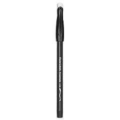 Paper Mate Eraser Mate Ballpoint Pen, Stick, Medium 1 mm, Black Ink, Black Barrel, Dozen (3930158)