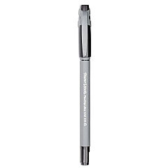 Paper Mate FlexGrip Ultra Ballpoint Pen, Stick, Medium 1 mm, Black Ink, Gray Barrel, Dozen (9630131)