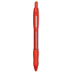 Paper Mate Profile Ballpoint Pen, Retractable, Bold 1.4 mm, Red Ink, Red Barrel, Dozen (89467)