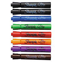 Sharpie Flip Chart Marker, Broad Bullet Tip, Assorted Colors, 8/Set (22480PP)
