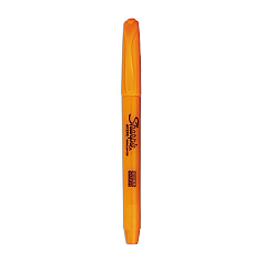 Sharpie Pocket Style Highlighters, Fluorescent Orange Ink, Chisel Tip, Orange Barrel, Dozen (27006)
