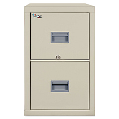 Patriot by FireKing Insulated Fire File, 1-Hour Fire Protection, 2 Legal/Letter File Drawers, Parchment, 17.75 x 25 x 27.75 (2P1825CPA)