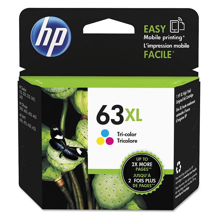 HP F6U63AN Tri-color Ink Cartridge