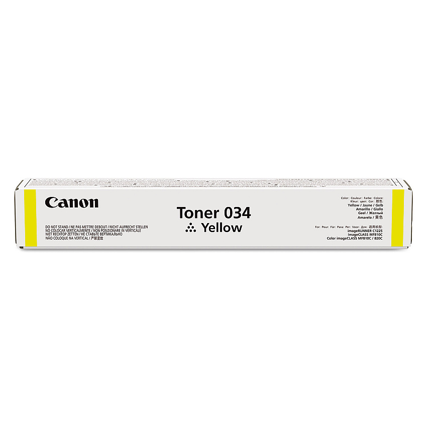 Canon 034 Yellow Toner Cartridge