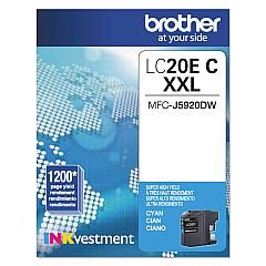 Brother LC20EC Cyan Ink Cartridge