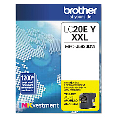 Brother LC20EY Yellow Ink Cartridge