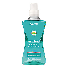 Method 4X Concentrated Laundry Detergent, Beach Sage, 53.5 oz Bottle (01489EA)