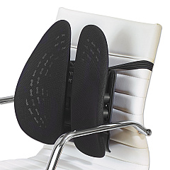 Kensington Conform Back Rest with SmartFit, 17.25 x 5.5 x 16, Black (60412)