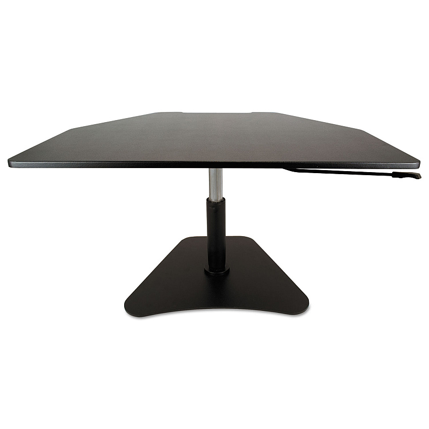 Victor High Rise Adjustable Stand-Up Desk Converter, 28" x 23" x 12" to 16.75", Black (DC200)