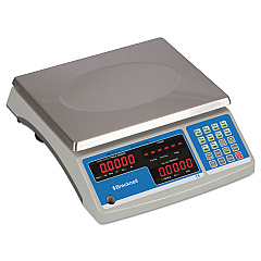 Brecknell Electronic 60 lb Coin and Parts Counting Scale, 11 1/2 x 8 3/4, Gray (B140)