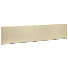 HON 38000 Series Hutch Flipper Doors For 72"w Open Shelf, 36w x 15h, Putty (387215LL)