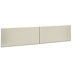 HON 38000 Series Hutch Flipper Doors For 72"w Open Shelf, 36w x 15h, Light Gray (387215LQ)