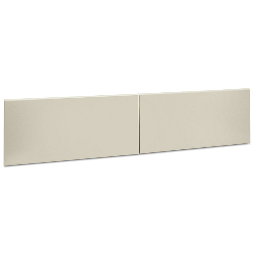 HON 38000 Series Hutch Flipper Doors For 72"w Open Shelf, 36w x 15h, Light Gray (387215LQ)