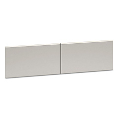 HON 38000 Series Hutch Flipper Doors For 60"w Open Shelf, 30w x 15h, Light Gray (386015LQ)