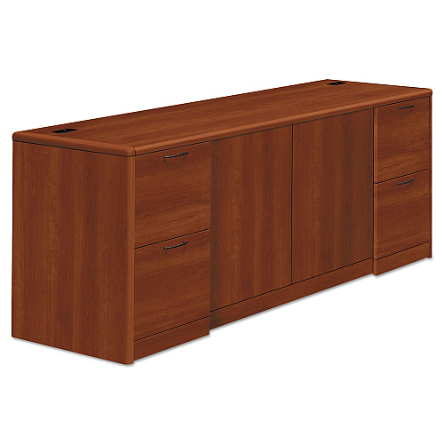 HON 10700 Series Credenza w/Doors, 72w x 24d x 29.5h, Cognac (10742CO)