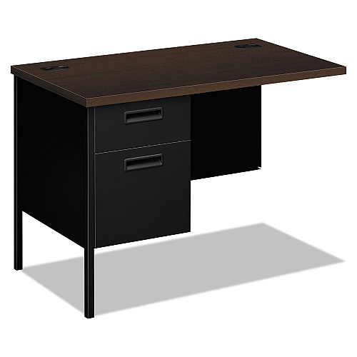 HON Metro Classic Series Workstation Return, Left, 42w x 24d, Mocha/Black (P3236LMOP)