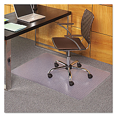 ES Robbins Task Series AnchorBar Chair Mat for Carpet up to 0.13", 36 x 44, Clear (121821)
