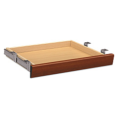 HON Laminate Angled Center Drawer, 22w x 15.38d x 2.5h, Cognac (1522CO)