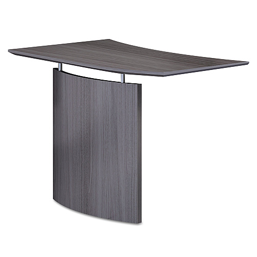 Safco Medina Laminate Bridge, Right-Hand, 48w x 24d x 29.5h, Gray Steel (MNBDGRLGS)
