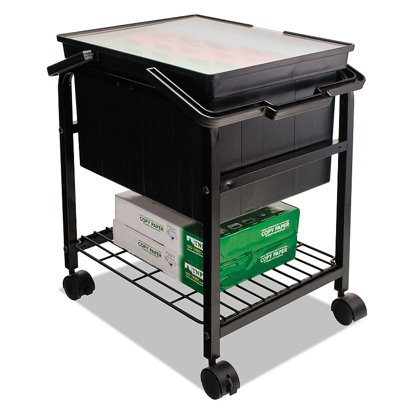 Advantus Heavy-Duty File Shuttle, 17.13w x 14.25d x 20h, Black (FS2BHD)