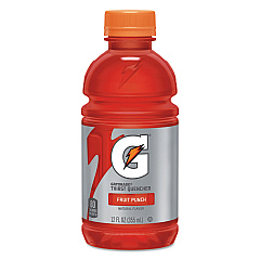 Gatorade G-Series Perform 02 Thirst Quencher, Fruit Punch, 12 oz Bottle, 24/Carton (12196)