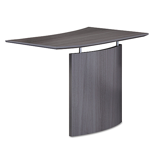 Safco Medina Laminate Bridge, Left-Hand, 48w x 24d x 29.5h, Gray Steel (MNBDGLLGS)