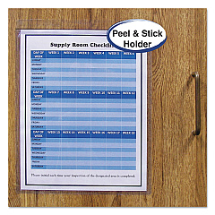 C-Line Self-Adhesive Shop Ticket Holders, Super Heavy, 50 Sheets, 9 x 12, 50/Box (70912)